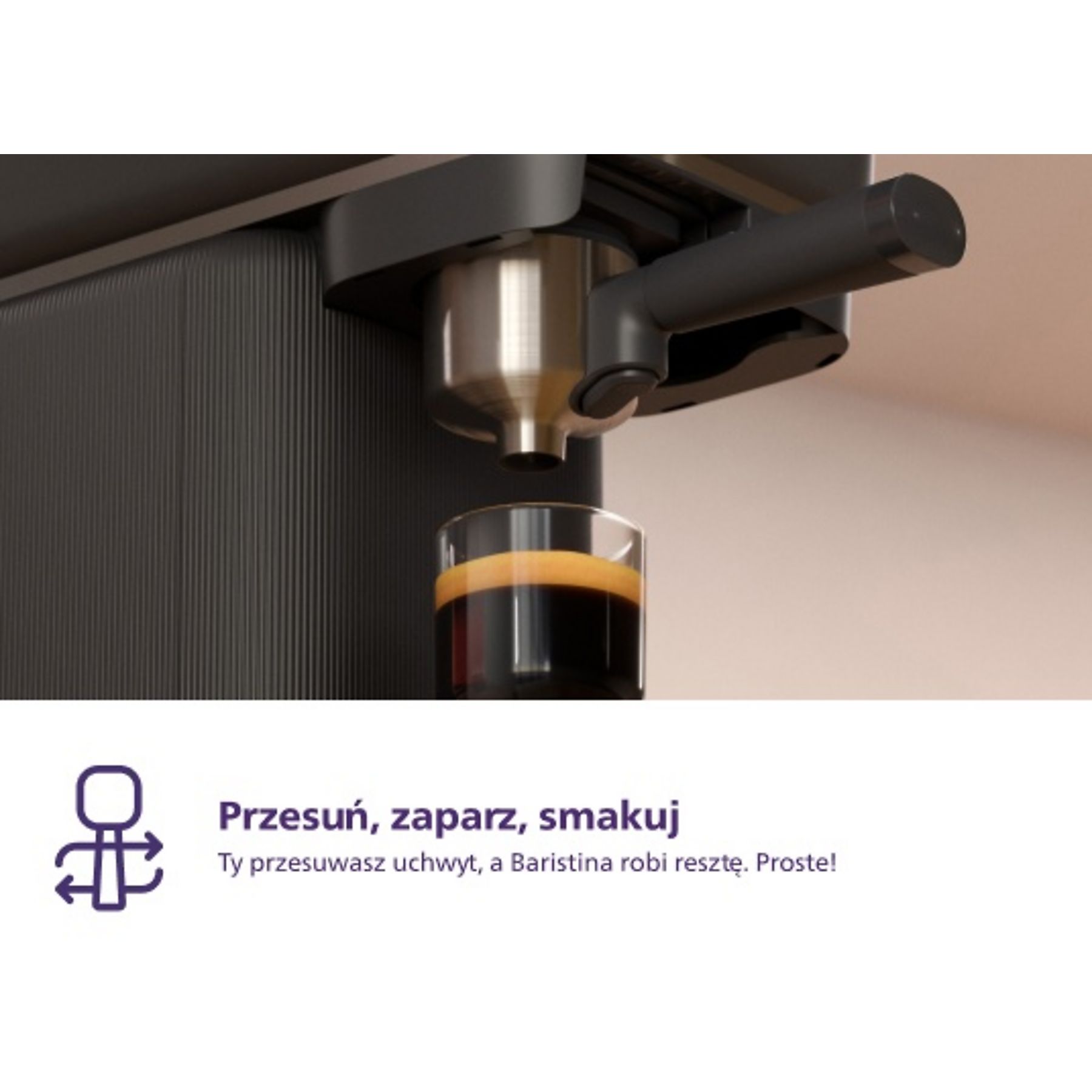 Philips Ekspres do kawy Baristina - Portafilter Drewno Jesionowe
