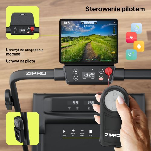 Zipro Newlite - Kompaktowa Bieżnia Elektryczna