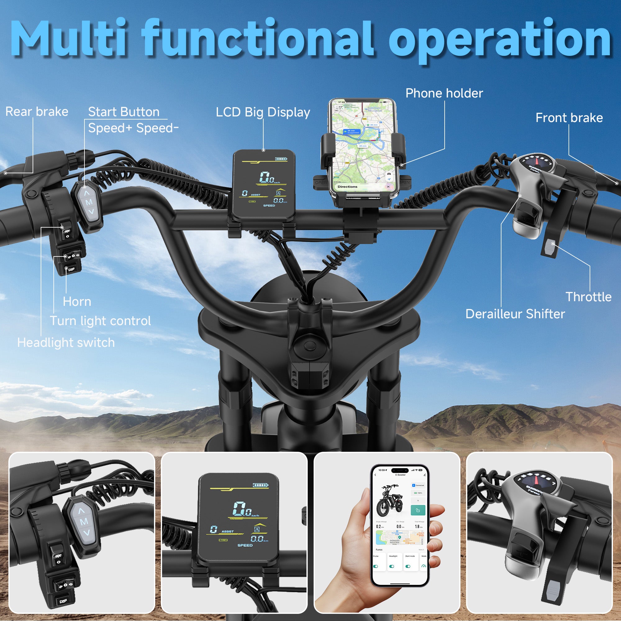 AOVOPRO AP20 Electric Bike for Adults