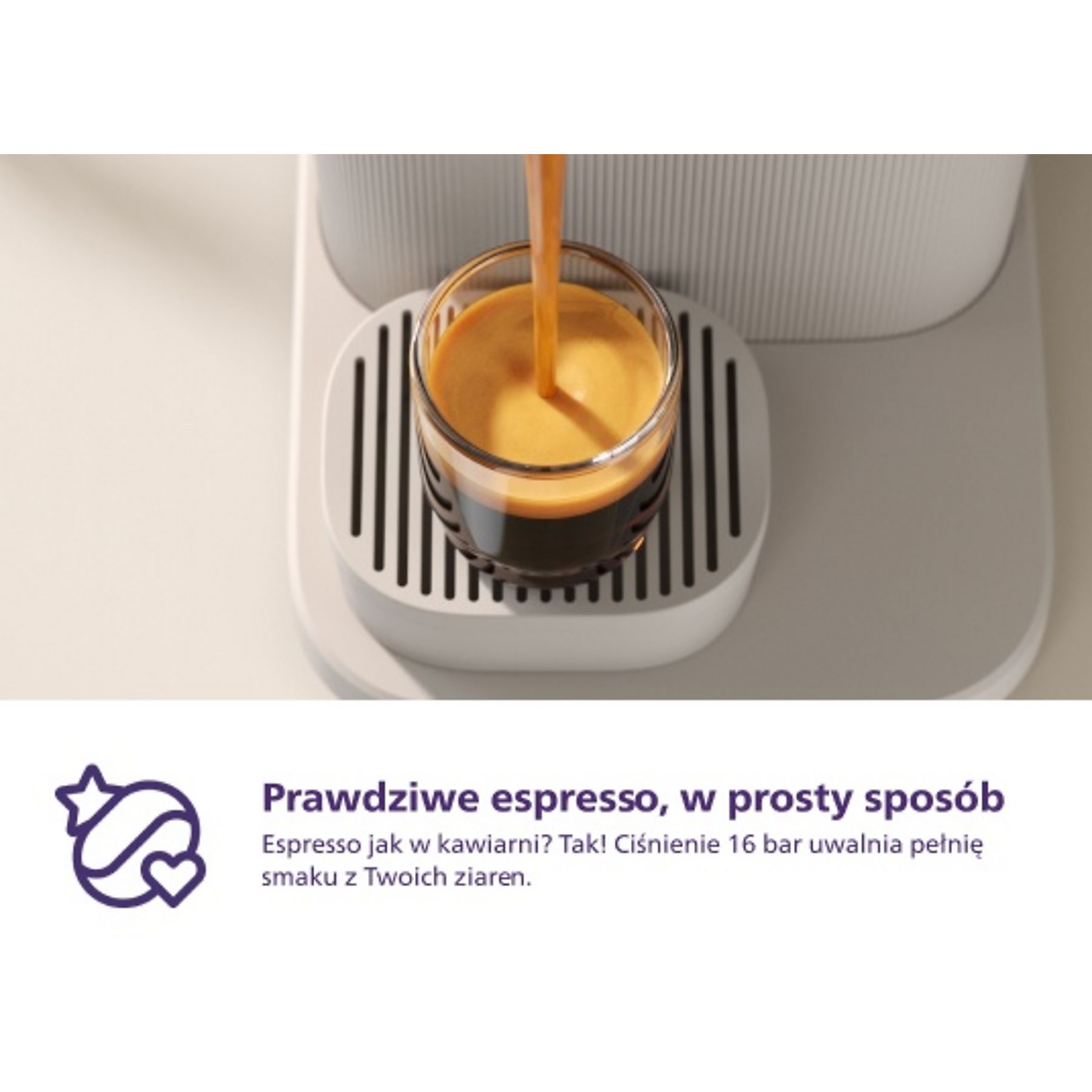 Philips Ekspres do kawy Baristina - Portafilter Drewno Jesionowe