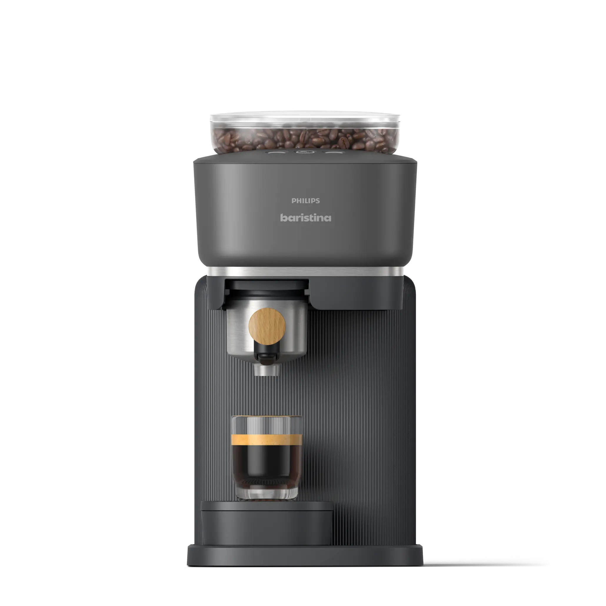 Philips Ekspres do kawy Baristina - Portafilter Drewno Jesionowe