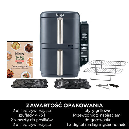 Ninja MAX 6-in-1 Dual Zone Air Fryer 9,5 l DZ400EUCYD